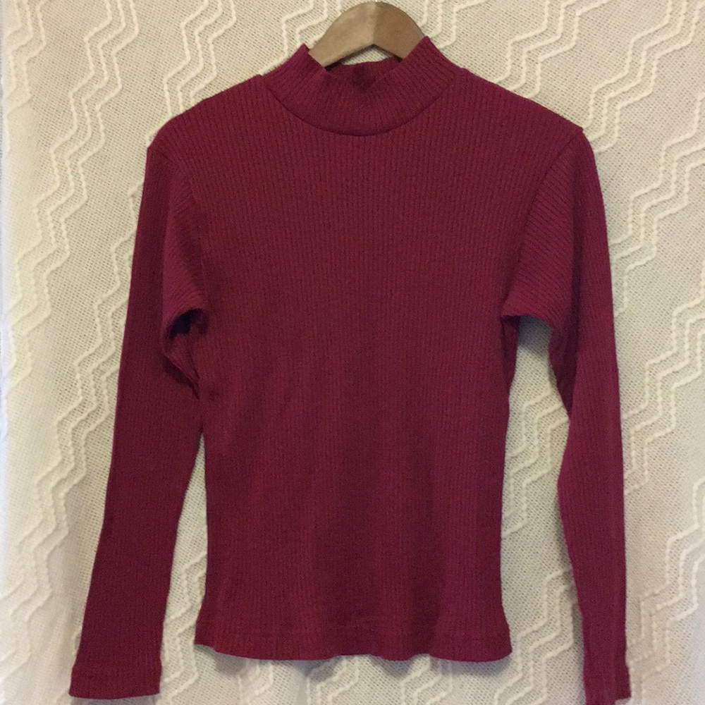 Burgundy colored Turtleneck by Roper